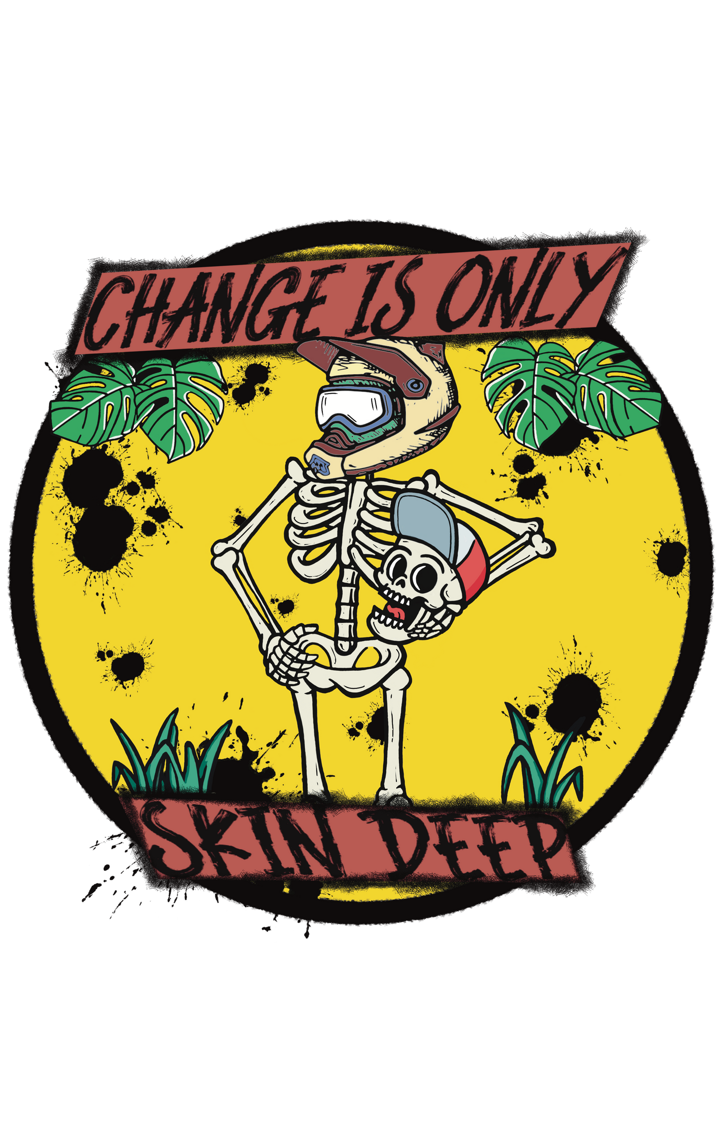 Skin Deep Short sleeve t-shirt.