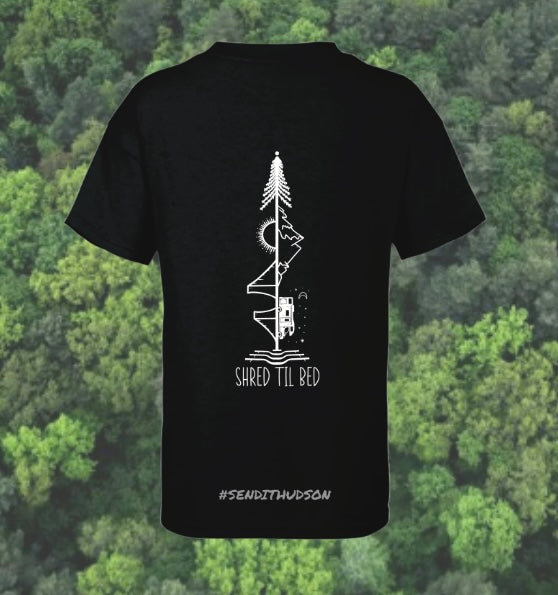 Shred Til Bed. Short sleeve t-shirt