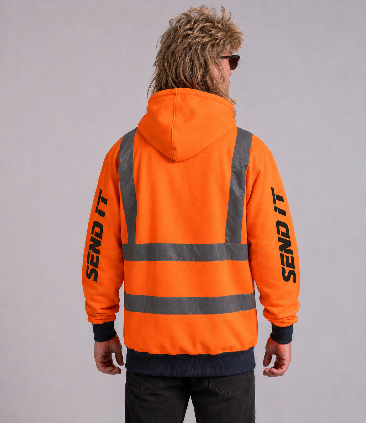 Hiviz sender hoodie