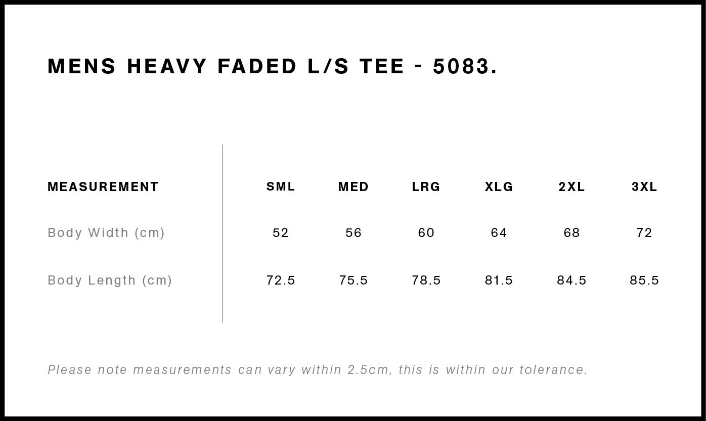 Cashima heavy faded long sleeve