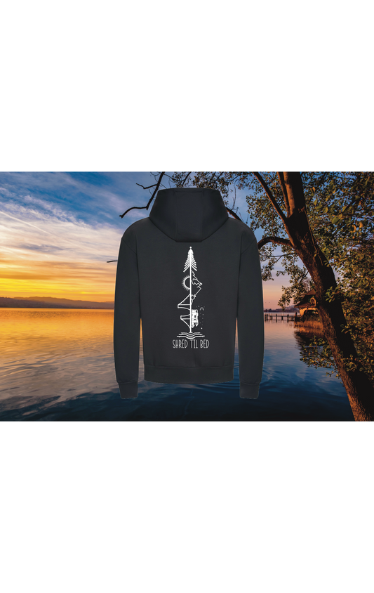 Shred til bed hoodie
